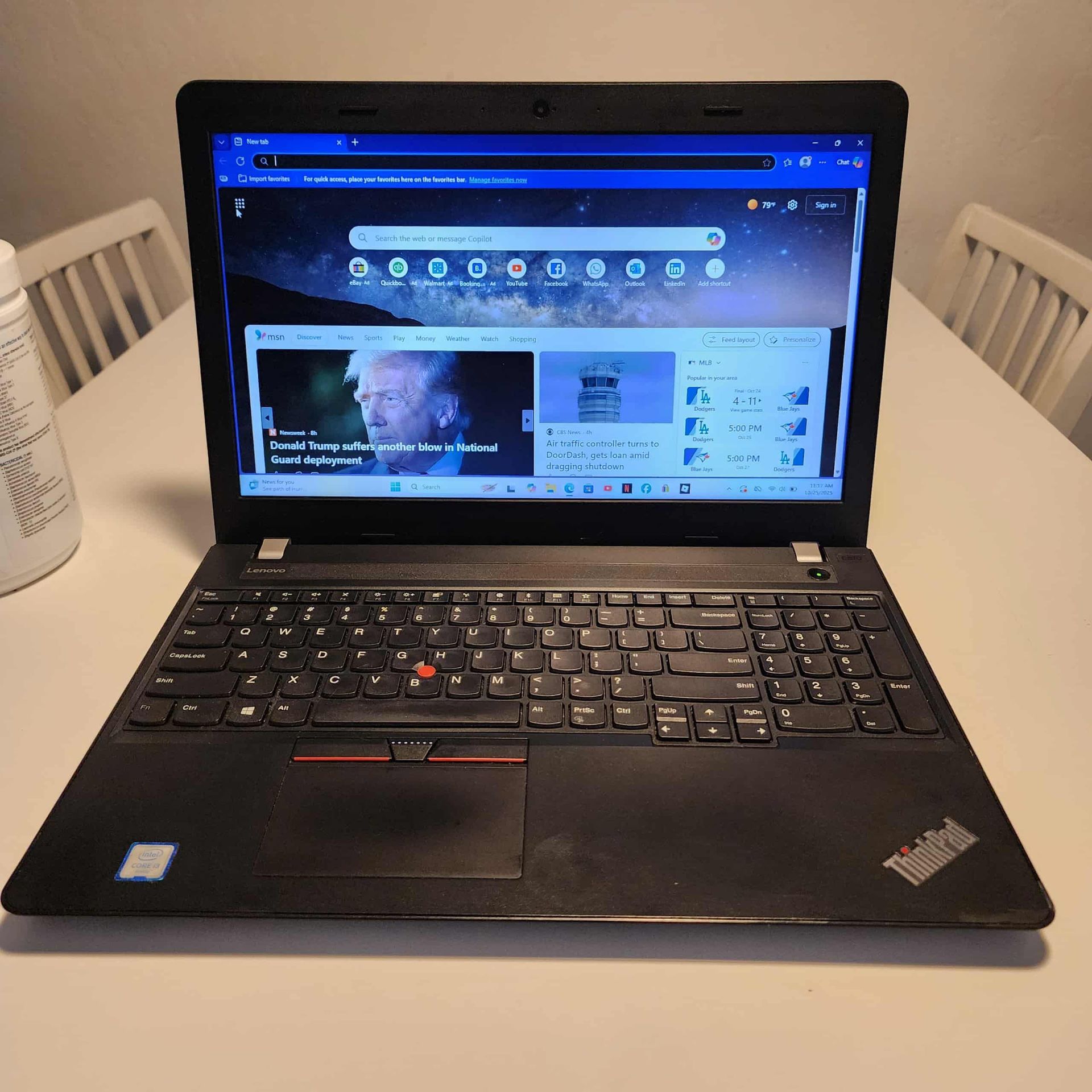 Lenovo ThinkPad E570 15.6" laptop Intel Core i3 - 6006U 120GB SSD 8GB RAM Windows 11 pro. Microsoft office installed. Nothing wrong. ** NO TRADES