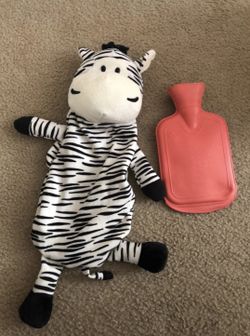 New Zebra plush water warmer