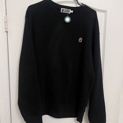 Bape Ape Head One point relaxed fit crewneck