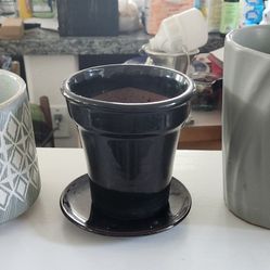 Pittsburg: 3 Painted Ceramic Planters For $8