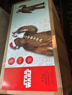7.5 Animated Christmas Star Wars Chewbacca