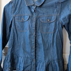 Girl's  Mayoral jean shirt size 10