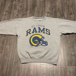 St. Louis Rams Vintage Football Crewneck 