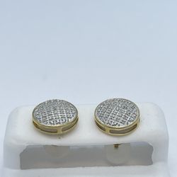 Diamond Earrings 10K Gold 