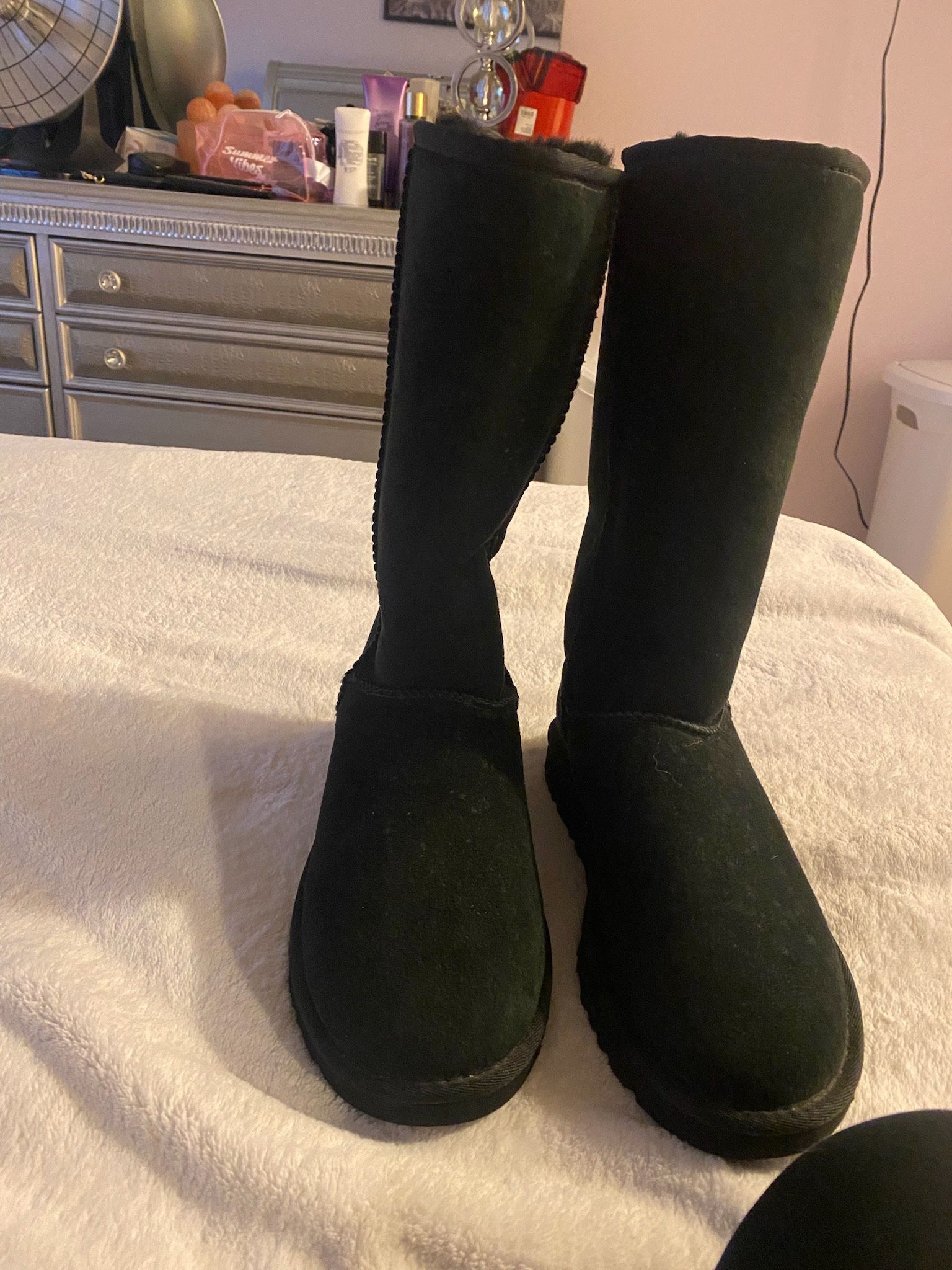 UGG Boots Size 7 (Tall Black With Out Box)