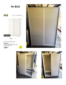 IKEA Wardrobe - 2 doors white