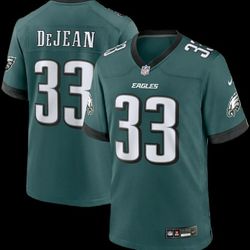 NEW! Cooper DeJean Philadelphia Eagles Nike Game Jersey - Green. XL