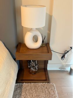 Modern white table lamps