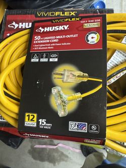 50 Ft Triple Tap Extension Cord