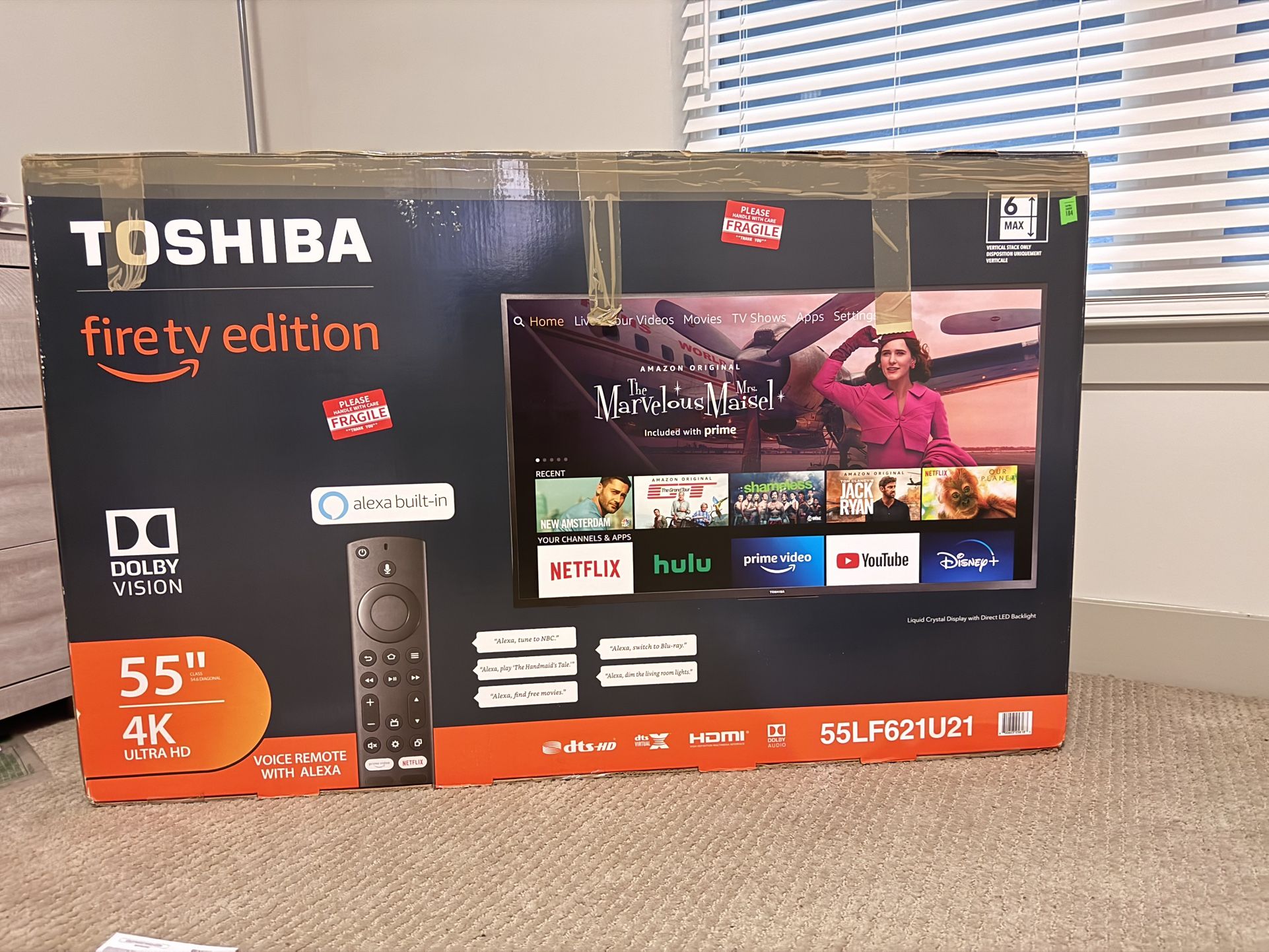 Toshiba Fire TV Used 55 Inch