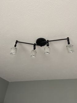 4 Lights-ceiling Light Rubber Bronze