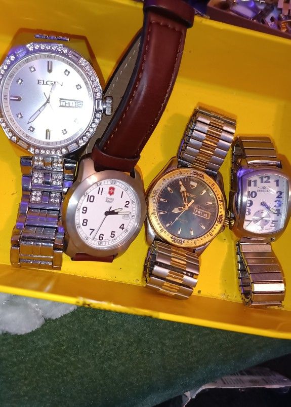 Name Brand Variety Watch Lot 