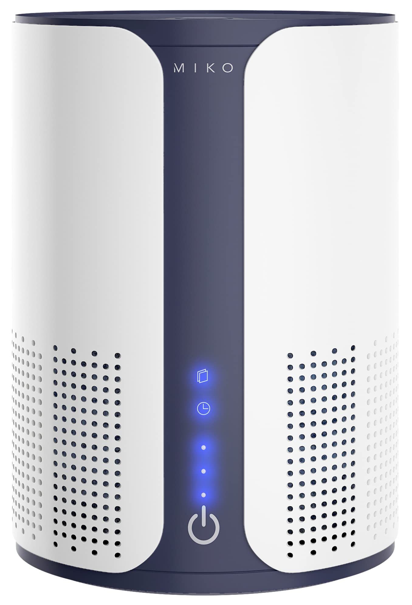 Miko Air Purifier For Home HEPA Air Purifier Covers 400 sqft In Large Room & Bedroom, 3 Fan Speeds, Built-in Timer, 150 CADR, Sleep Mode- H13 HEPA Rem