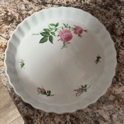 1990's Christineholm Porcelain Pie plate