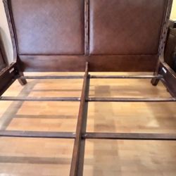 Wood King Size Bed Frame 