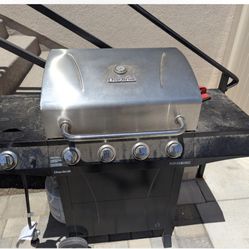 4-Burner Propane Gas Grill + Cover