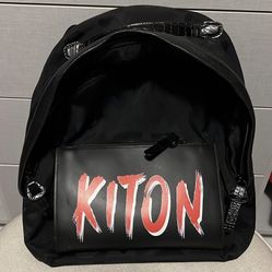 Kiton Súper Rare Expensive Backpack w Croc Handles 