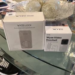 Wyze Lock And Gateway Bundle  And  Video Doorbell 
