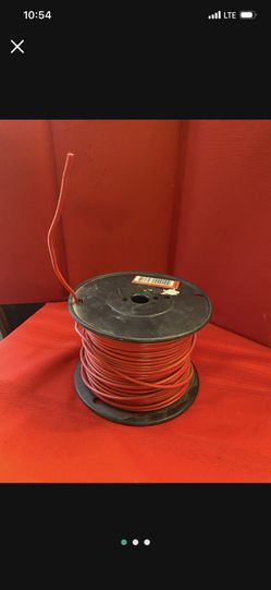 400 Foot Spool 12 AWG Red Cooper Building Wire