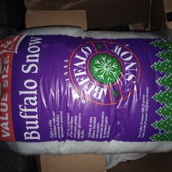 Big  Bag  unopened Buffalo Snow  For Christmas Crafts 