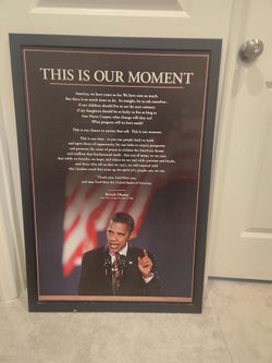 President Obama Framed Photo