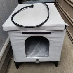 SMALL Dog or Cat FOLDING house  [ SEE  ALL PICS FOR MEASURES & CONDITION PLEASE ]