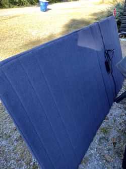 Twin size adjustable bed base with mattress
