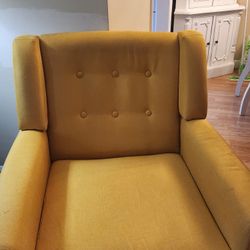 LIVINGROOM SET W/ LAMPS, ACCENT CHAIR,END TABLEA