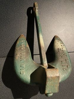 VINTAGE ROLOFF MFG CORP N15 BOAT ANCHOR - KAUKAUNA WIS