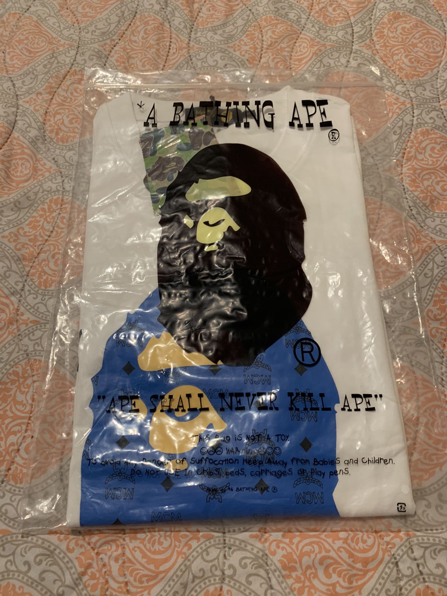 MCM BAPE TEE (READ DESCRIPTION)