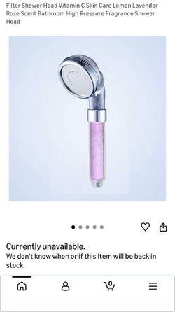 New Filter Shower Head Vitamin C Skin Care Lemon Lavender Rose Scent Bathroom