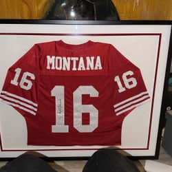 Joe Montana Autograph Jersey