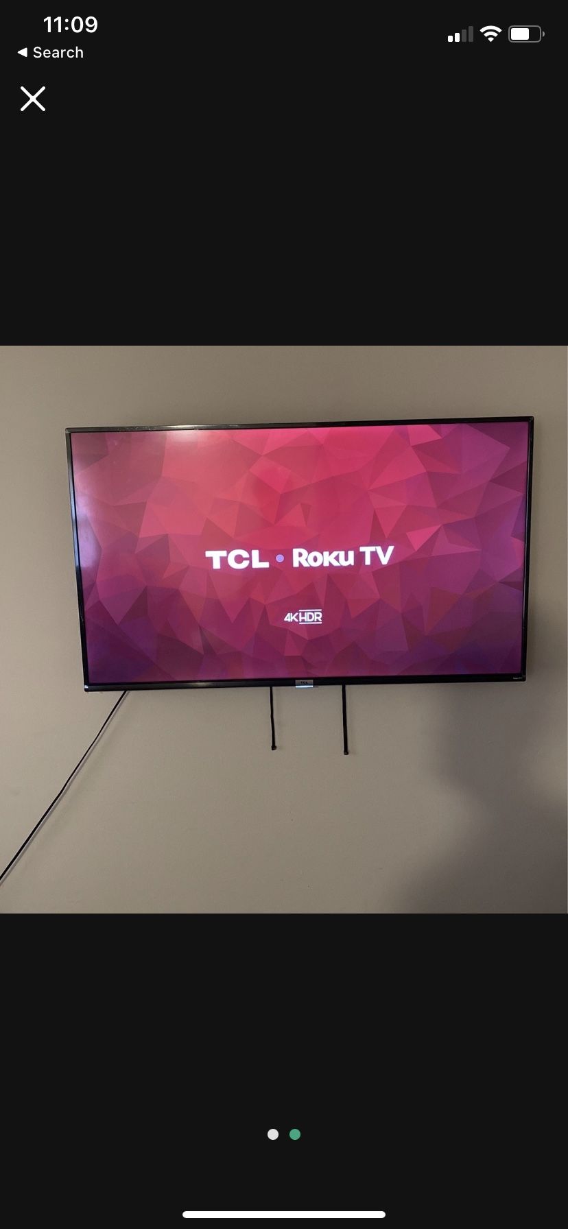 Roku 50 Inch Tv For Sale 170 Firm  New Comes With Remote 