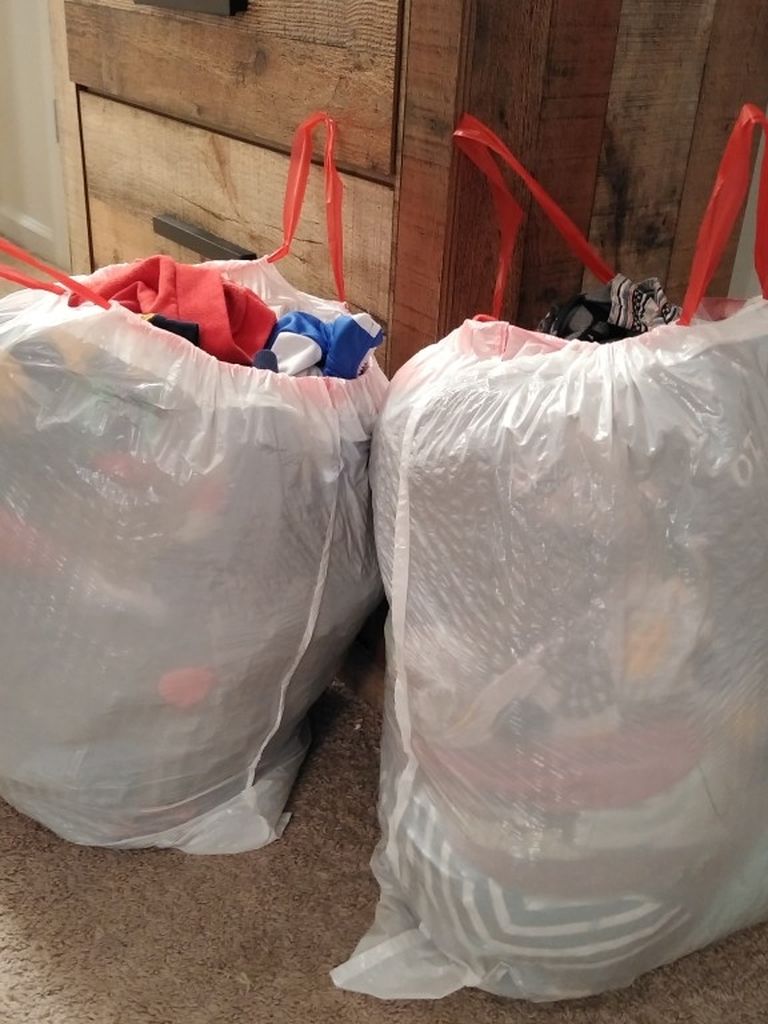 2 Extra Large Bags Of 2T-3T Boys Clothes