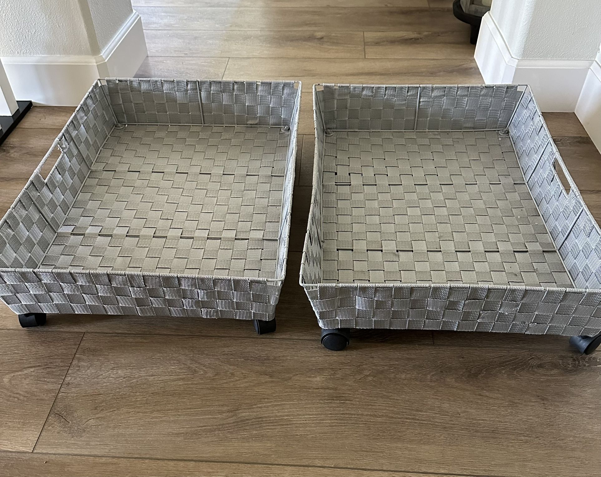 New - 2 Under The Bed Storage Bins