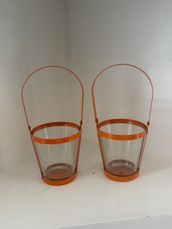 Lanterns with Metal Frames & Handles