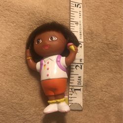 Dora The Explorer Stand Play Figure Mattel Viacom International 2003 Rooted Hair