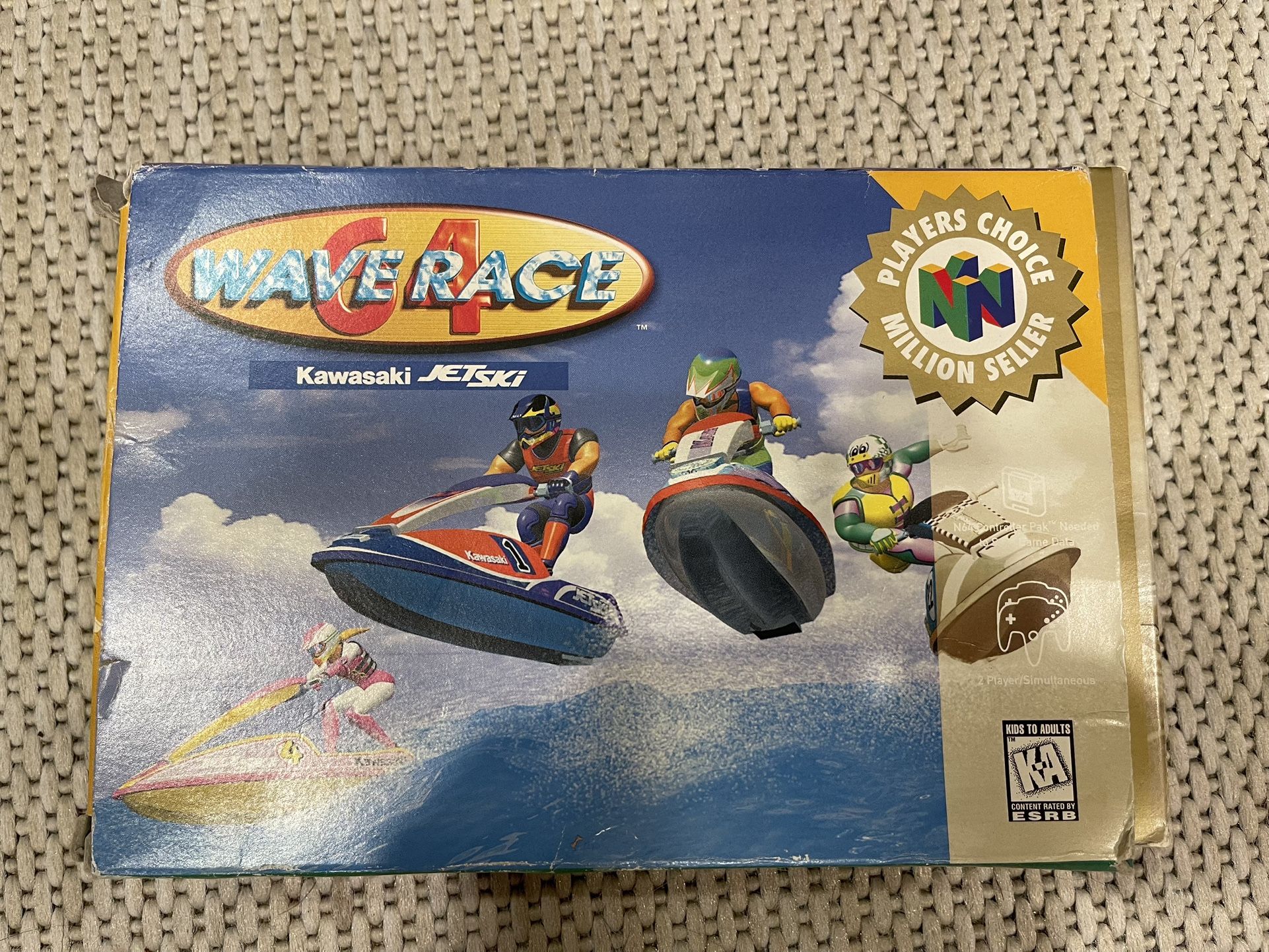 N64 Wave Race 64 w/ Box and Instructions