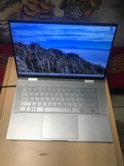 15.6” Hp Envy x360 AMD Ryzen 5 window 11 Touchscreen 256gb SSD 8gb Ram Come With Charger