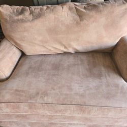 Loveseat & Storage Ottoman