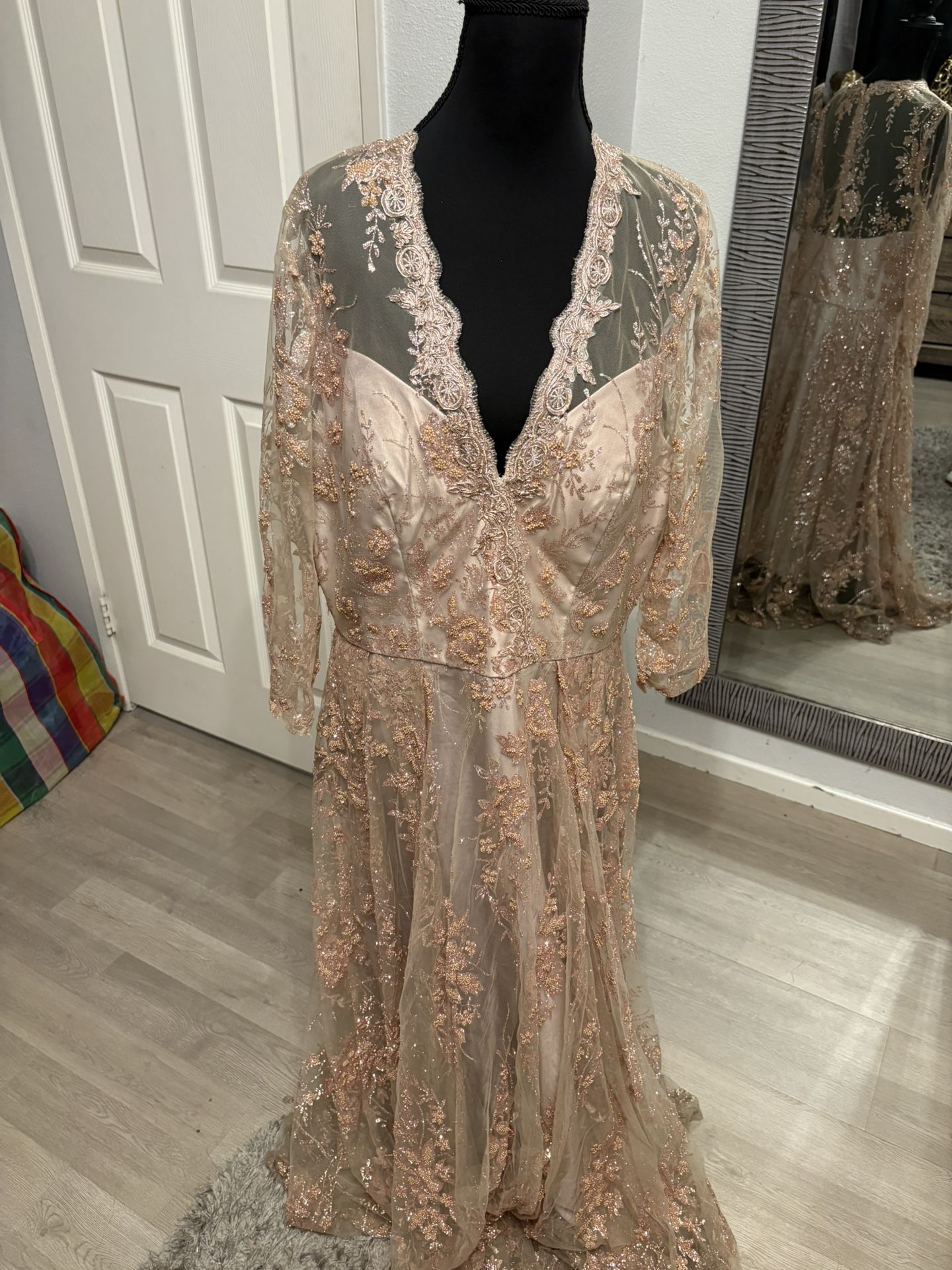 Champagne Women’s Dress