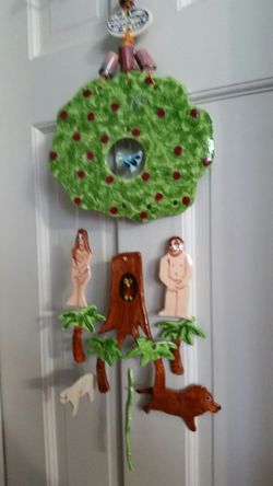 Garden of Eden /Adam & Eve wind Chime