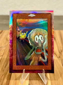 2025 Topps Chrome SpongeBob Squidwards Gallery Santiago SSP #SG-12