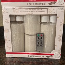 LED CANDLES WITH REMOTE 