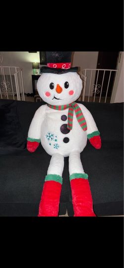 Holiday time Large Snowman Plush
