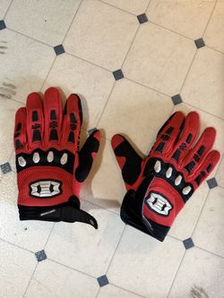 Red Gloves Motorcycle