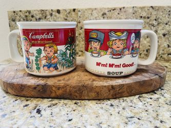 Vintage Set Of 2 Campbell’s Soup Coffee Mug 1997 By Westwood 