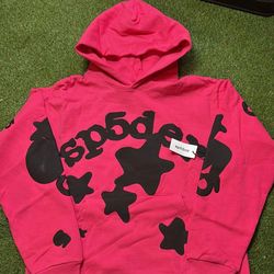 Pink & Black Sp5der hoodie