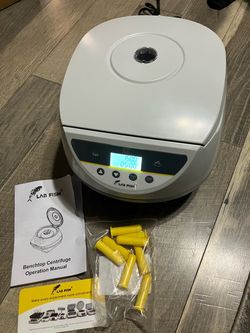LABFISH Lab Benchtop Centrifuge Machine 2ml/5ml/10ml/15ml Capacity Test Tubes (contact info removed)r/min Max 3074xg RCF Timer Range,110V