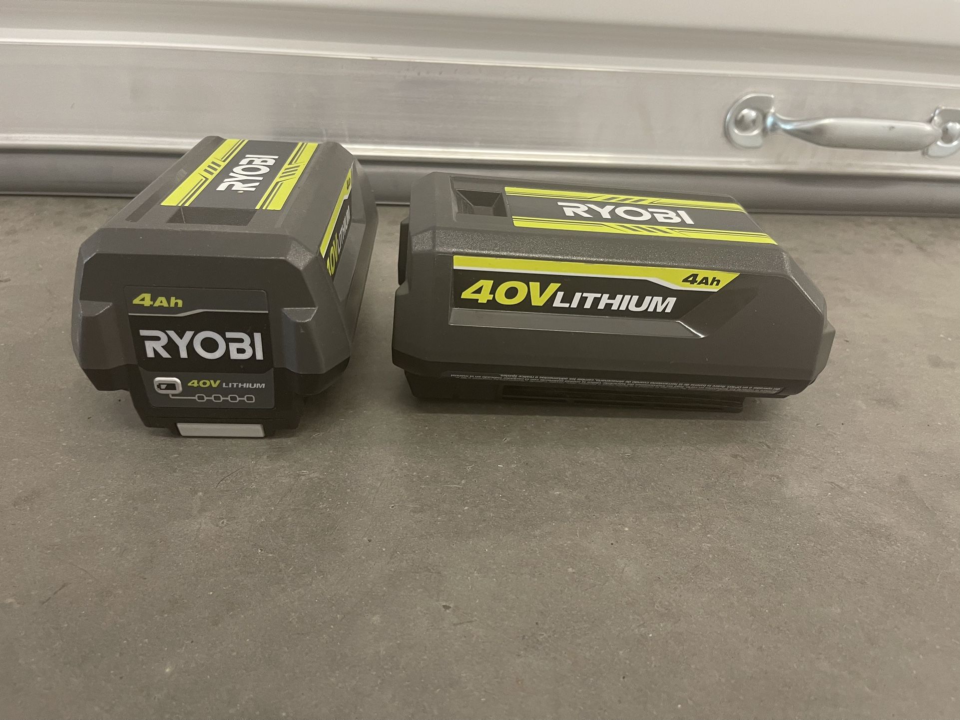 Ryobi 40V 4Ah Battery - $60 Each